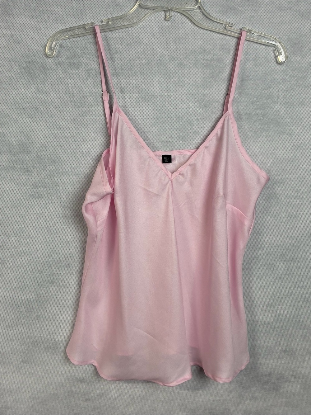 Boston Proper Parisian Pearl Embellished Ruffle Blouse/Cami Pink Sheer Sz L Flaw - Picture 13 of 16